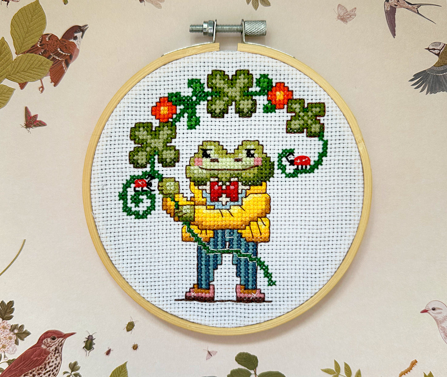 Mister Frog Cross Stitch PDF pattern