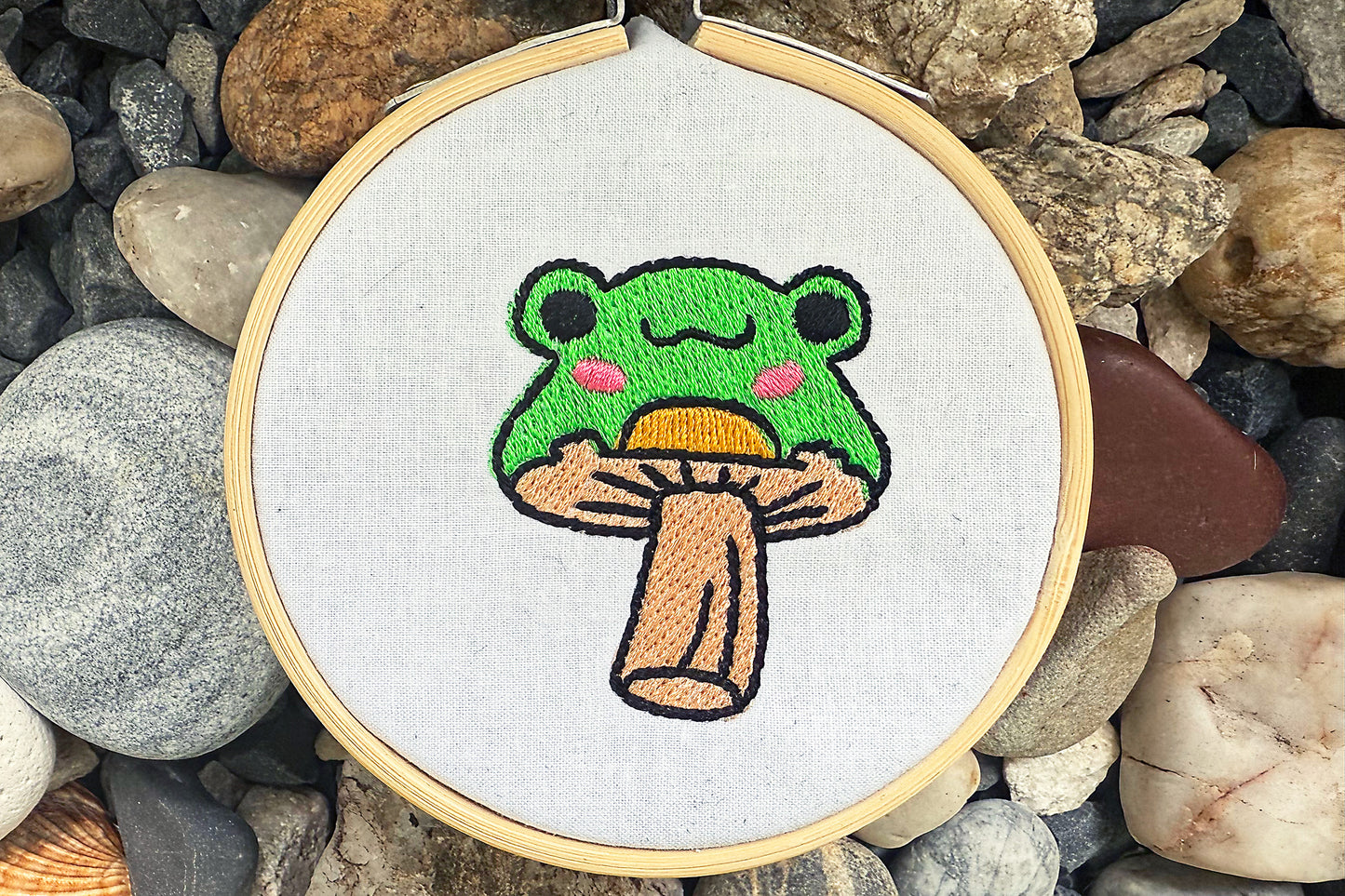 Frog Machine Embroidery Designs Triple Set