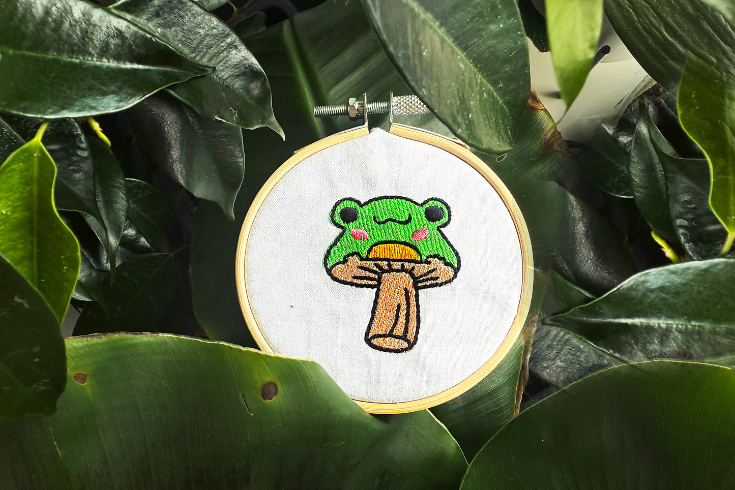 Frog Machine Embroidery Designs Triple Set