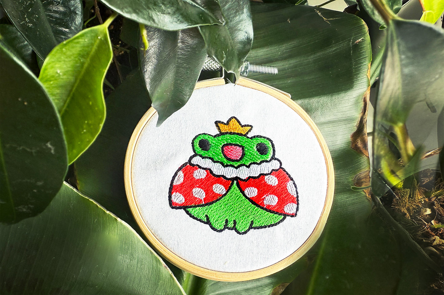 Frog Machine Embroidery Designs Triple Set