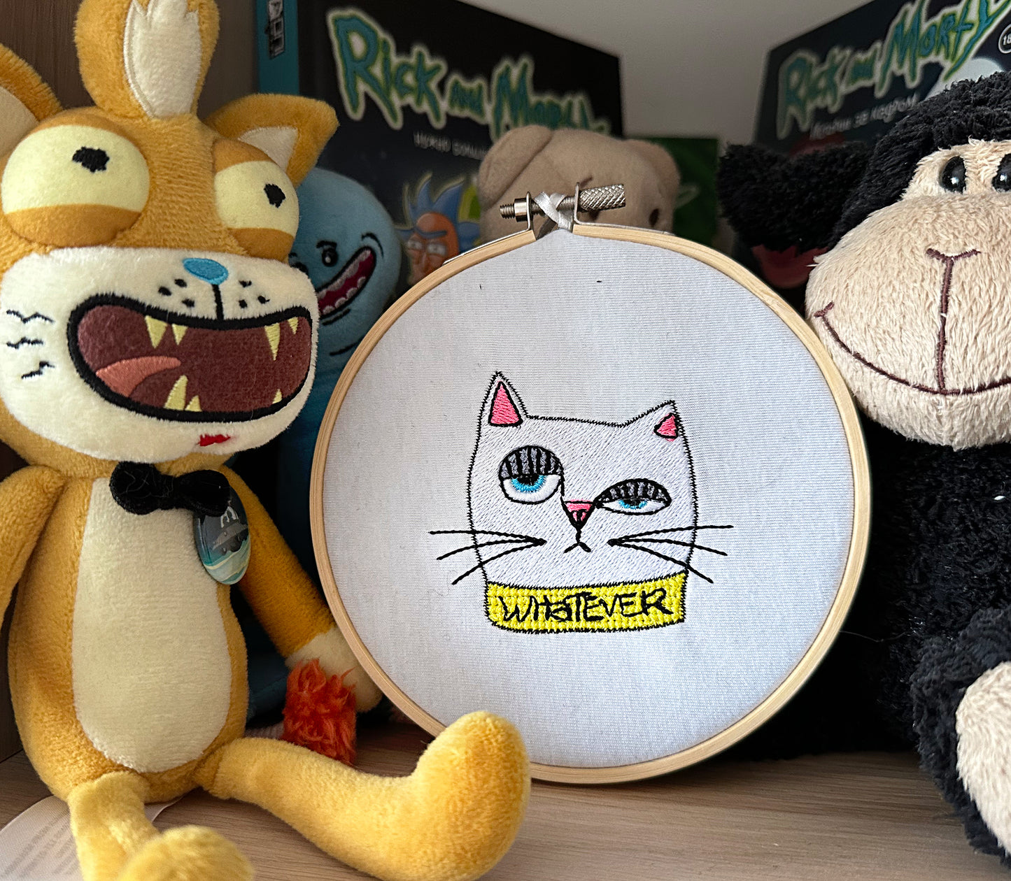 Whatever cat machine embroidery design