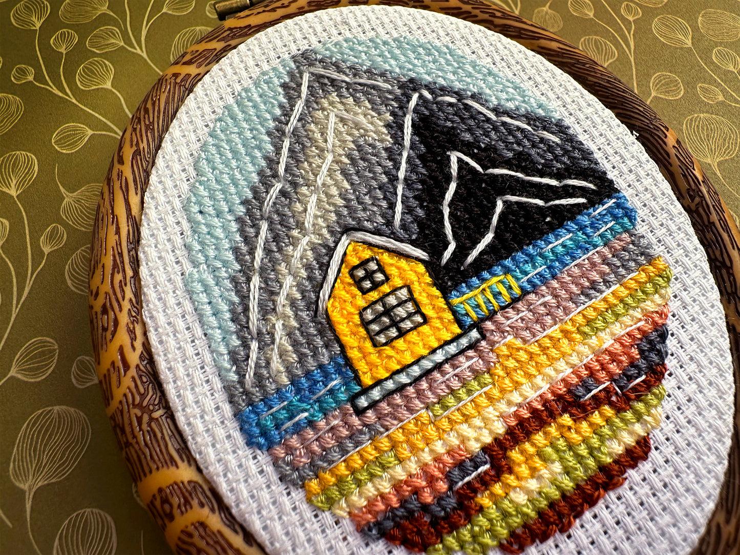 Norway Fall PDF cross stitch pattern