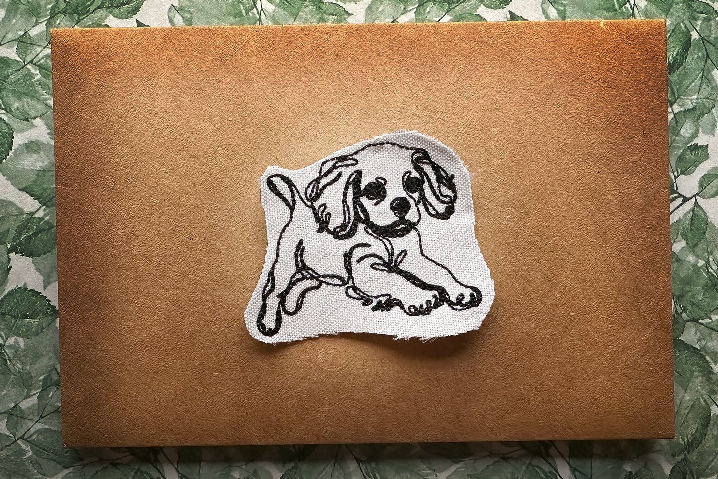 King Charles spaniel machine embroidery design