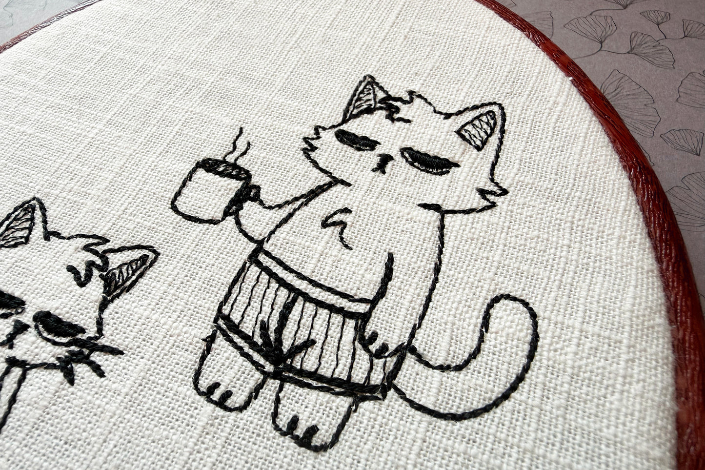 Grumpy Cat Machine Embroidery Design Set