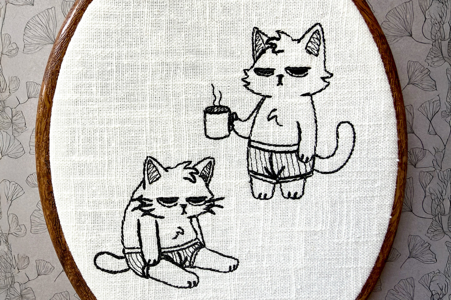 Grumpy Cat Machine Embroidery Design Set
