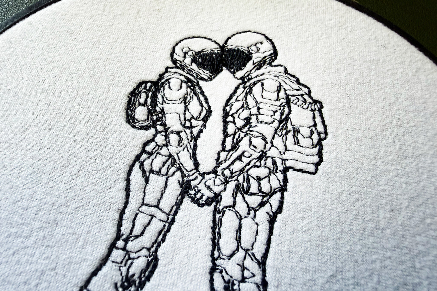 Cosmic Lovers Machine Embroidery Design
