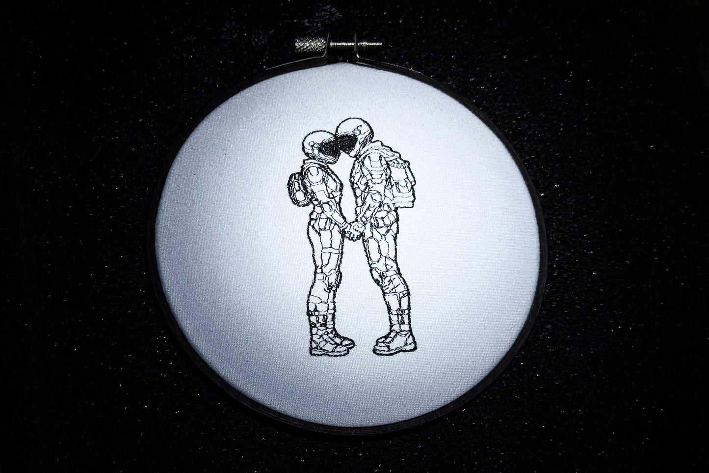Cosmic Lovers Machine Embroidery Design