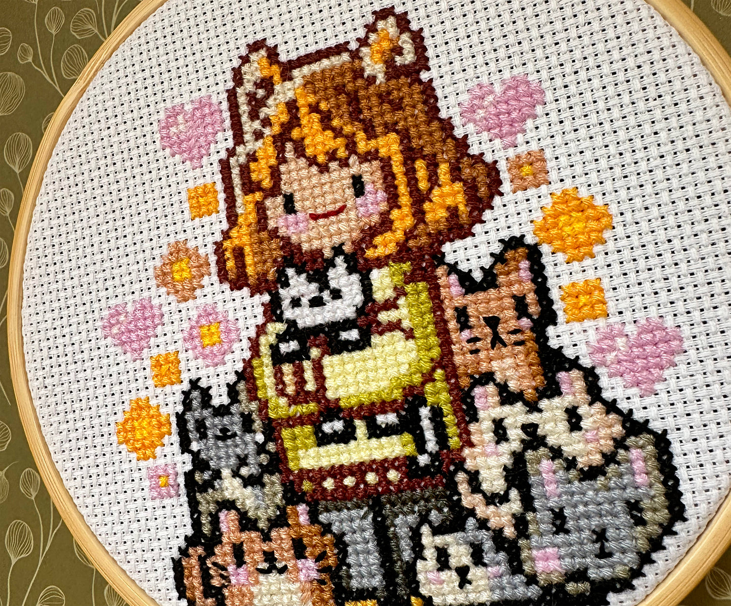 Cat's mom PDF cross stitch pattern