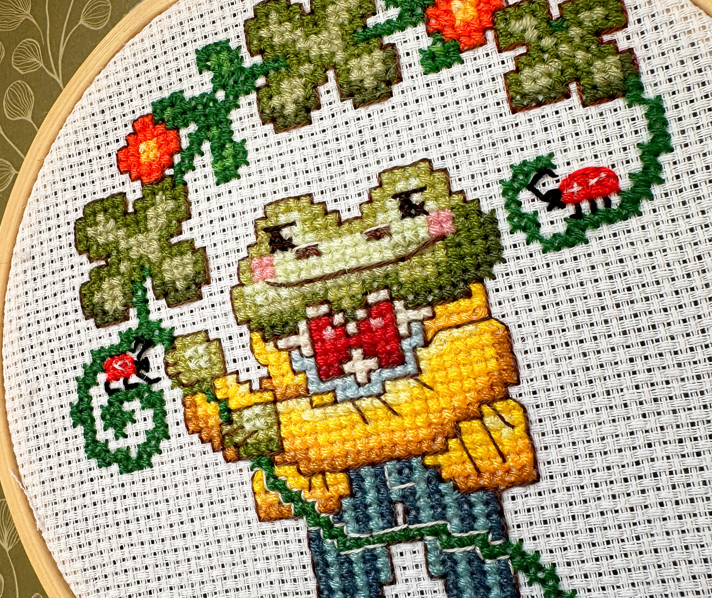 Mister Frog Cross Stitch PDF pattern