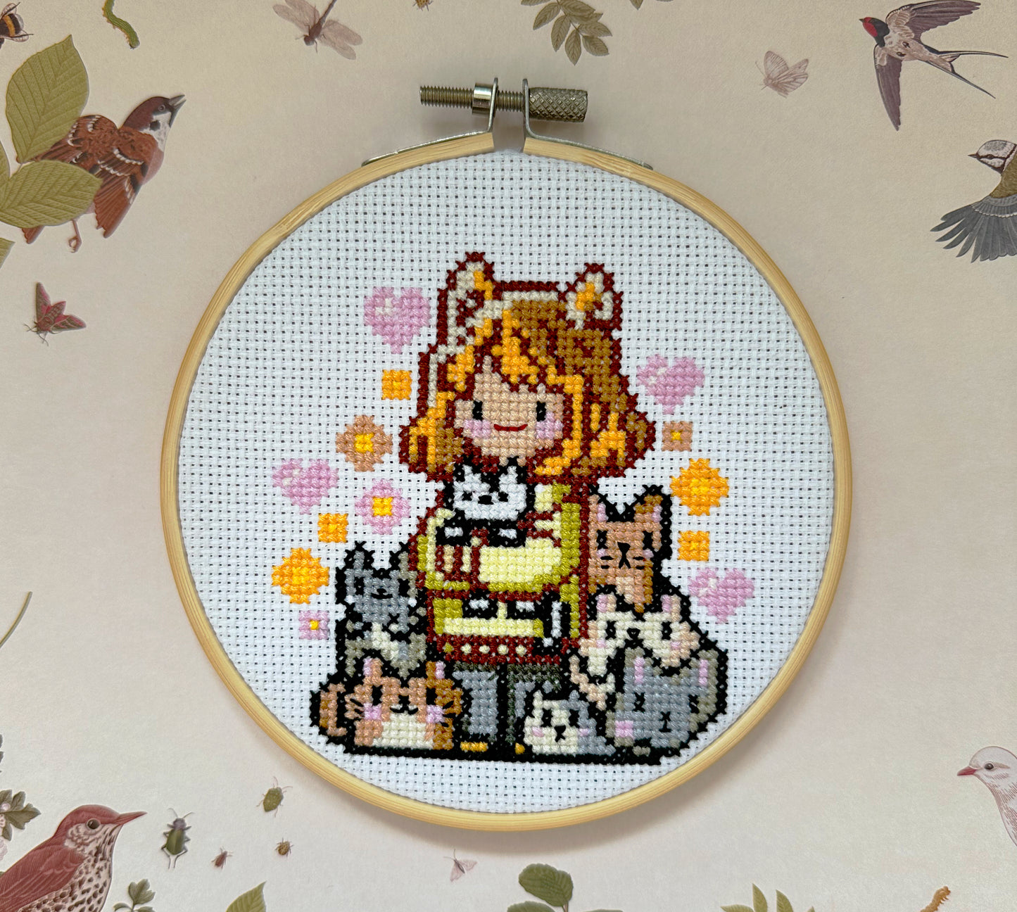 Cat's mom PDF cross stitch pattern