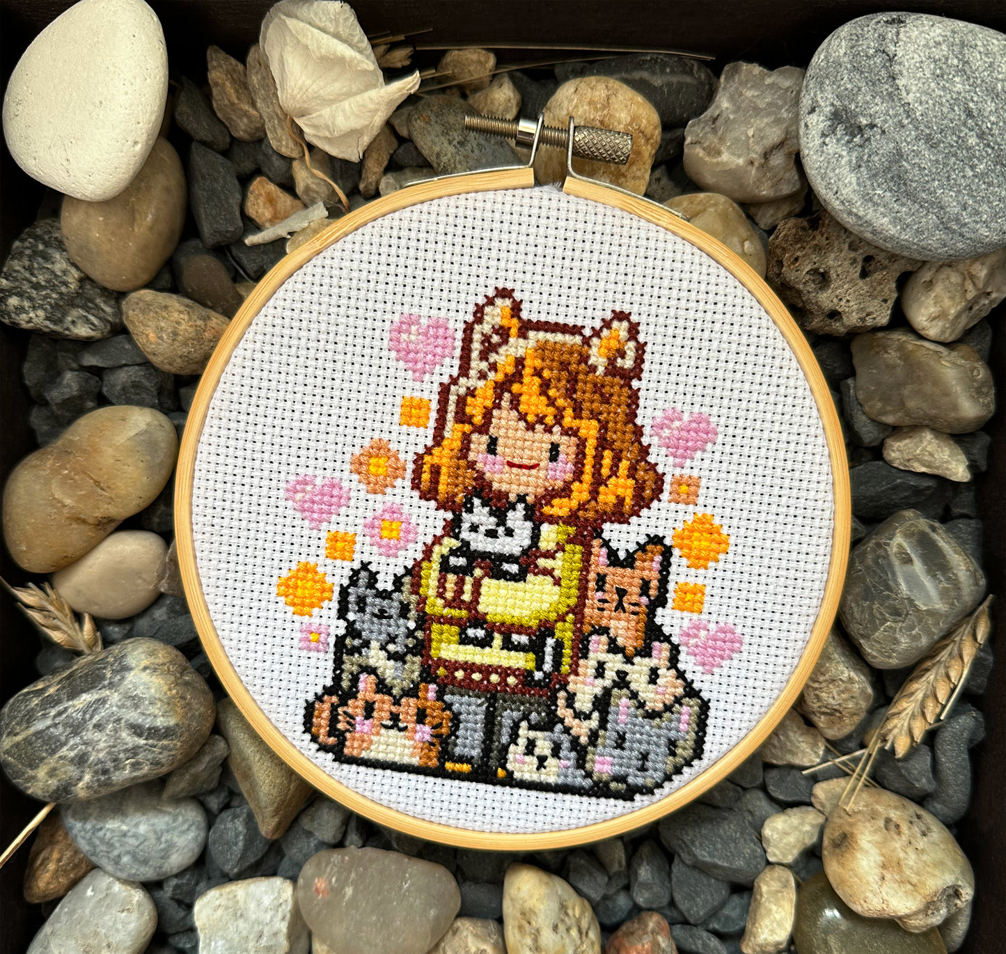 Cat's mom PDF cross stitch pattern