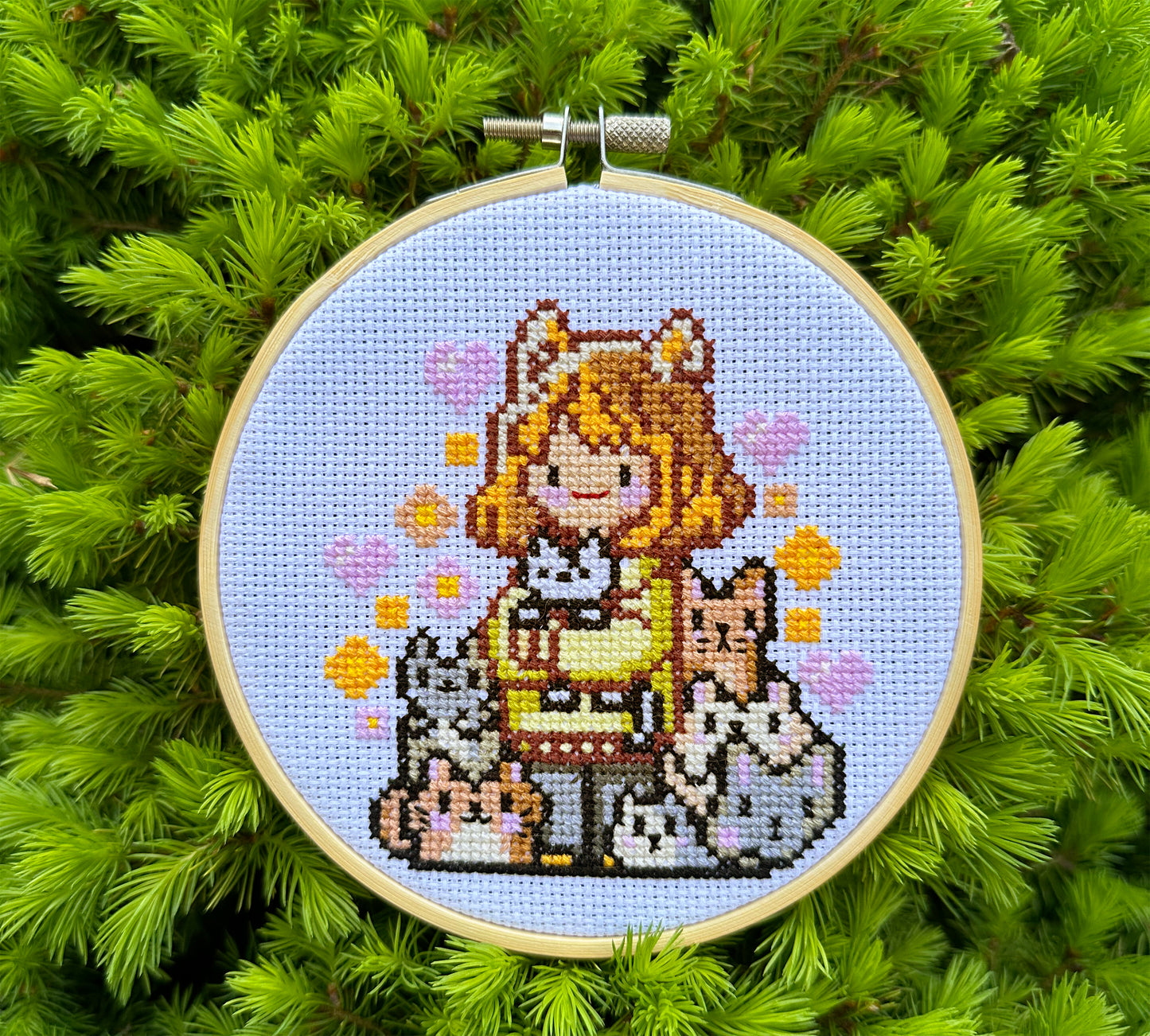 Cat's mom PDF cross stitch pattern