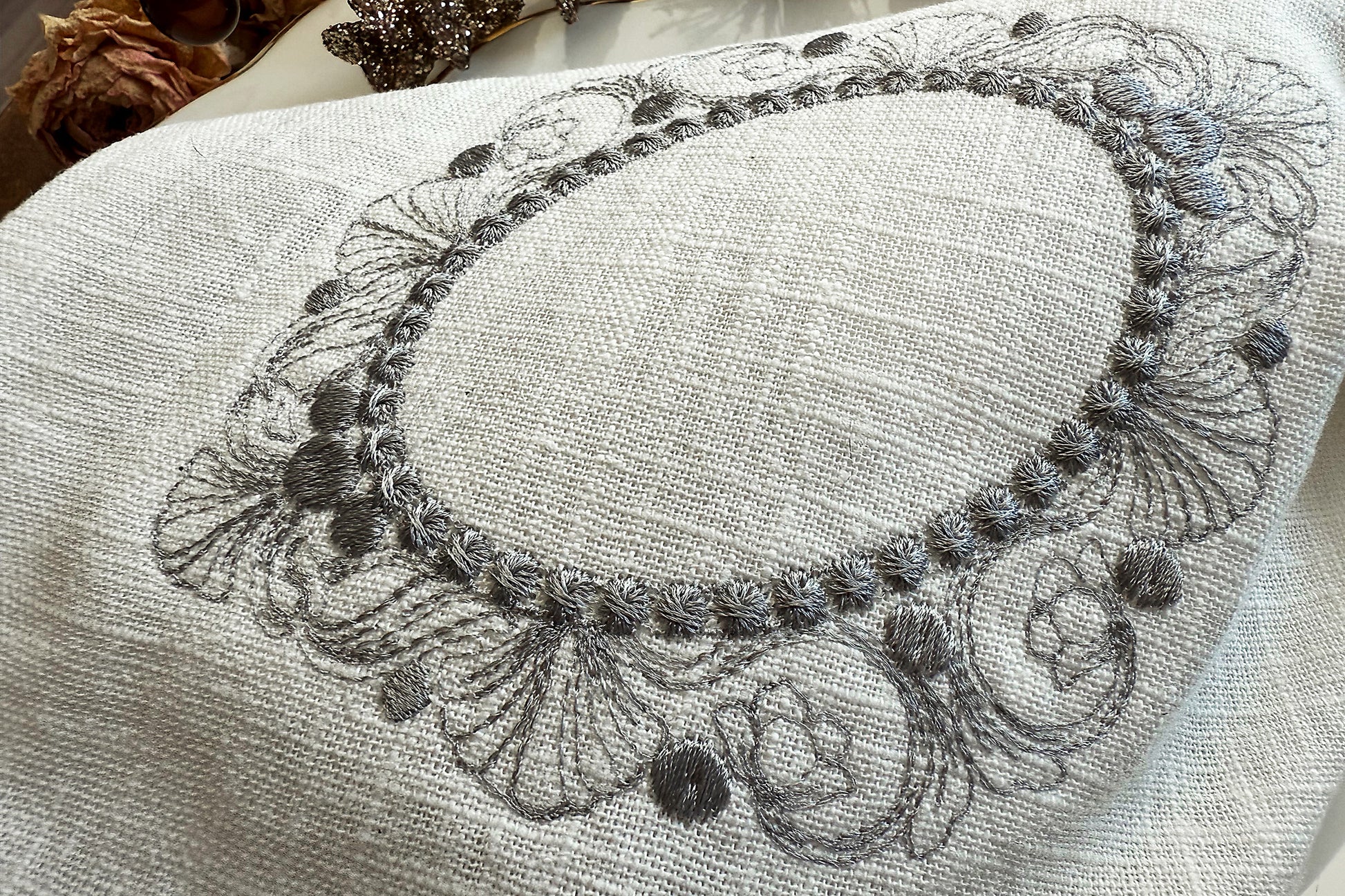 wedding vintage frame machine embroidery design for instant download