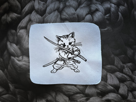 Little Samurai Cat Machine Embroidery design