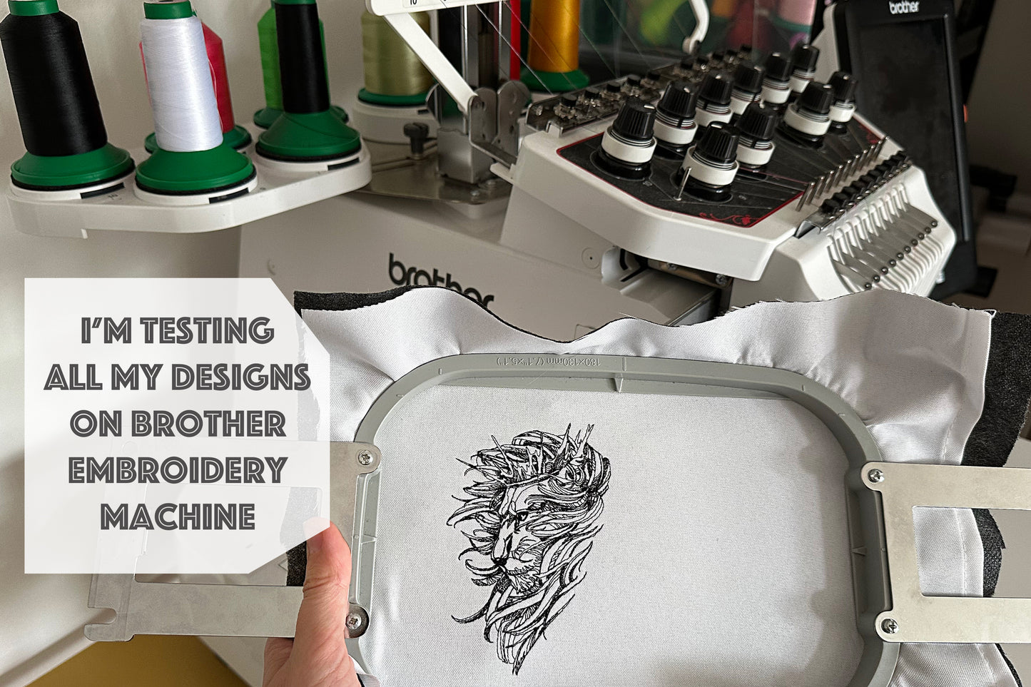The Lion King machine embroidery design
