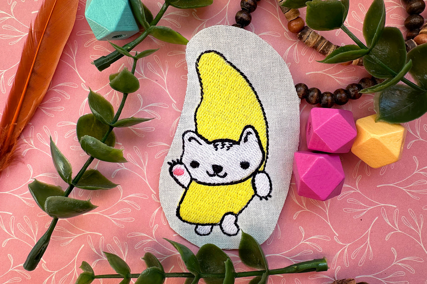 Weirdo cats machine embroidery design