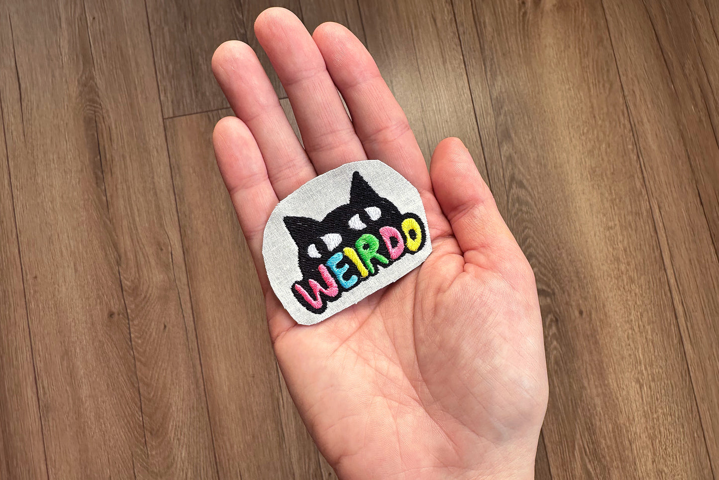 Weirdo cats machine embroidery design