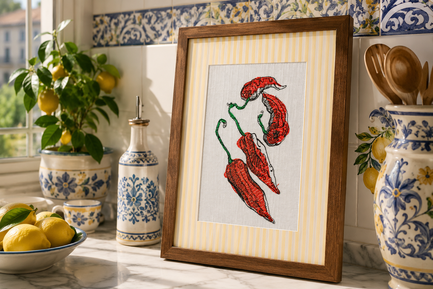 Spicy Peppers Bundle Machine Embroidery Design